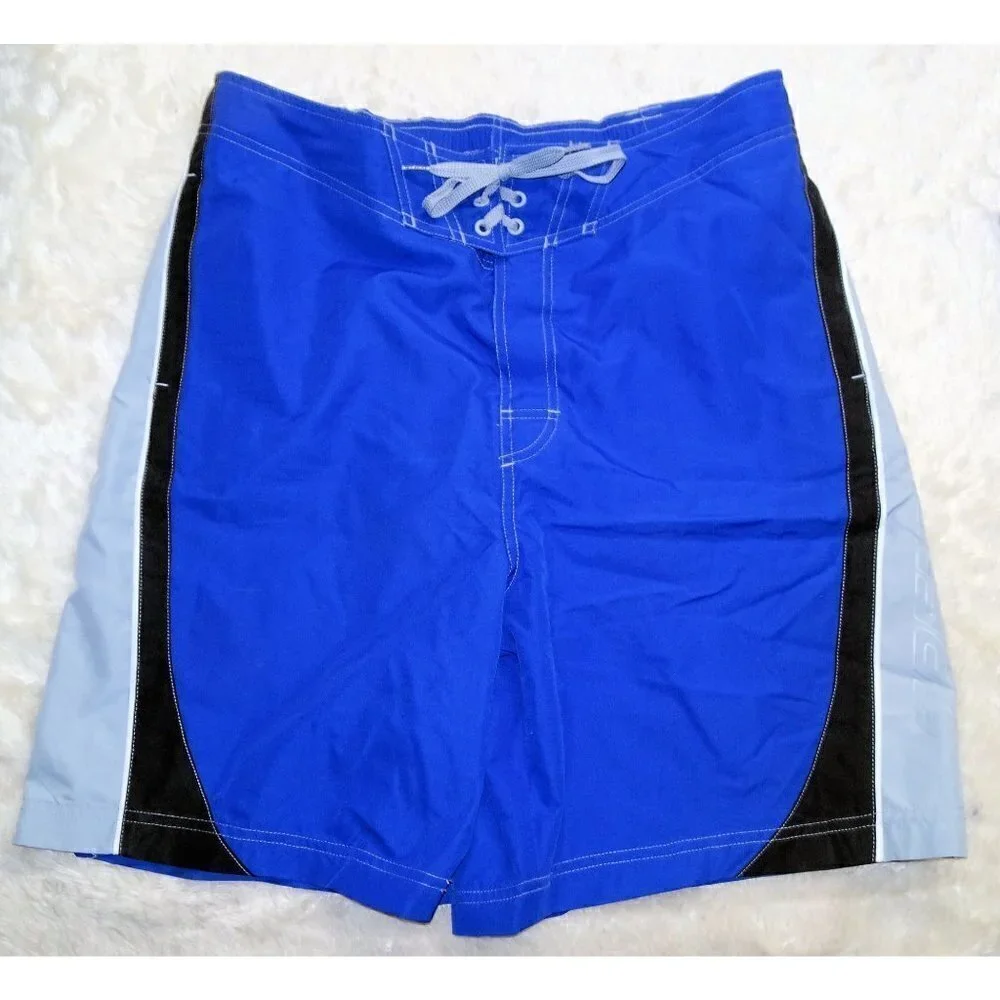 Speedo Navy Blue Board Shorts Swim Surf Size Large
